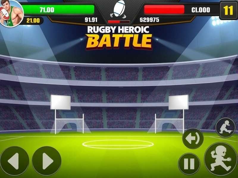 Rugby Heroic Battle Main Gameplay Rugby Heroic Battle Game Screenshot